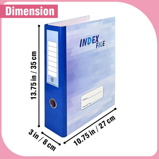 LAMINATED INDEX BOX FILE FOLDER WITH SS CLIP