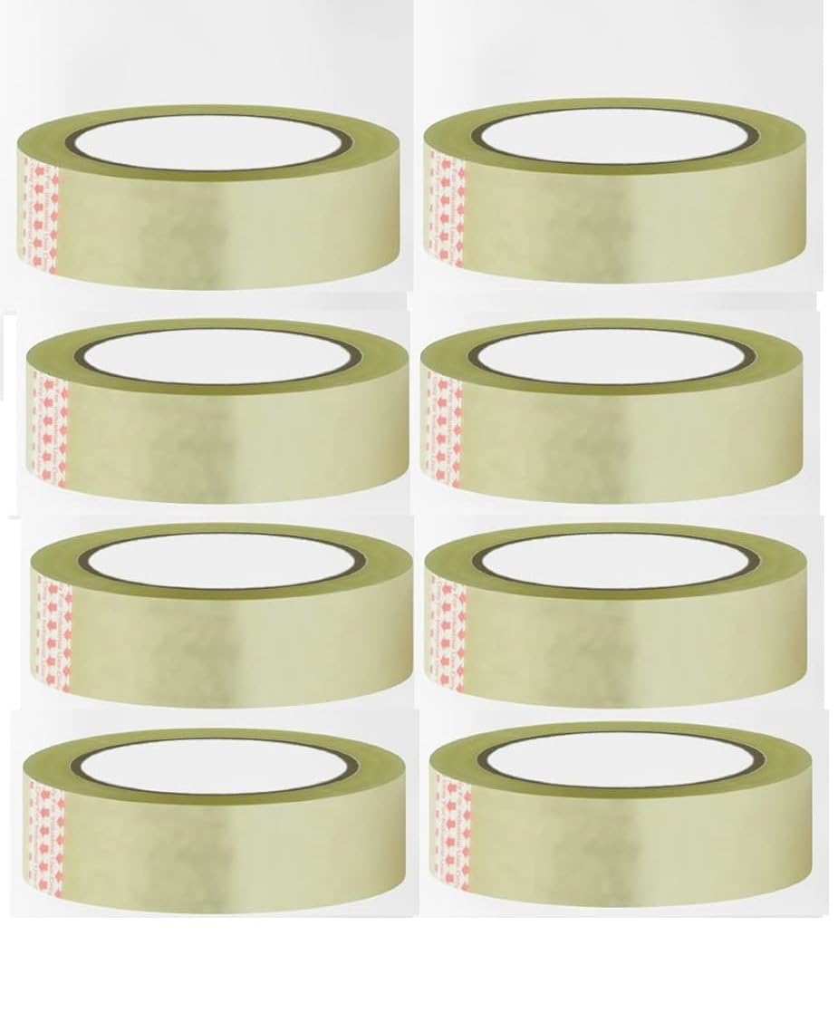 TRANSPARENT TAPE – 1 INCH X 55 METER (PACK OF-6)