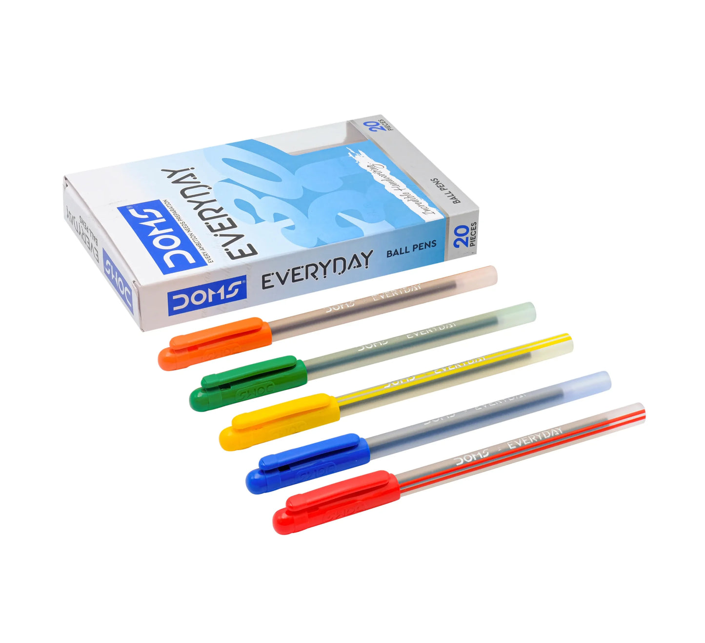 DOMS Everyday Ballpoint Pens (20 pens in one packet)