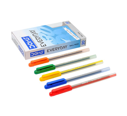 DOMS Everyday Ballpoint Pens (20 pens in one packet)