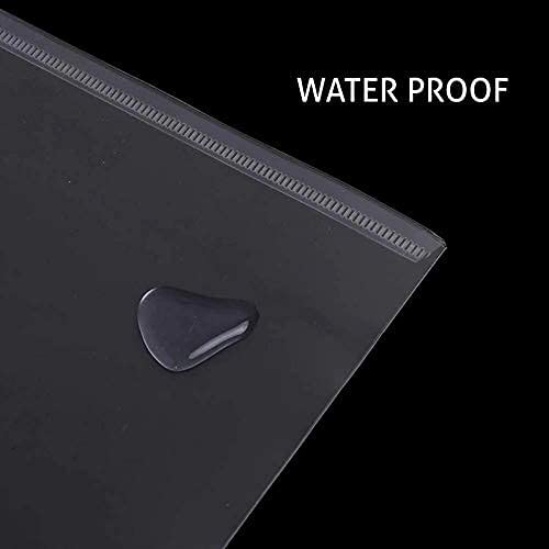 BUTTON FOLDER | A4 SIDE OPENING DOCUMENT FILE BAG – PACK OF 10