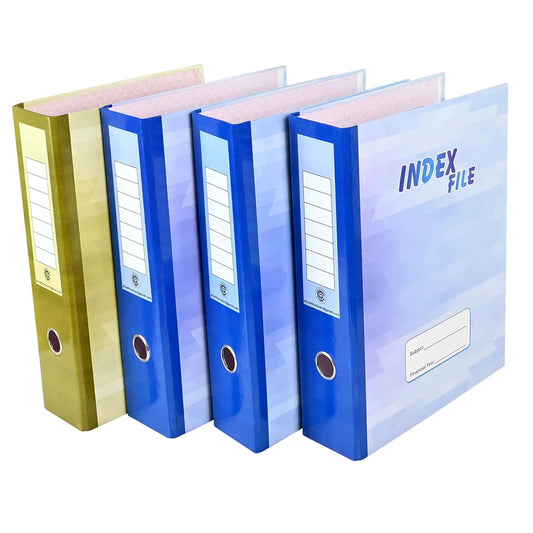 LAMINATED INDEX BOX FILE FOLDER WITH SS CLIP
