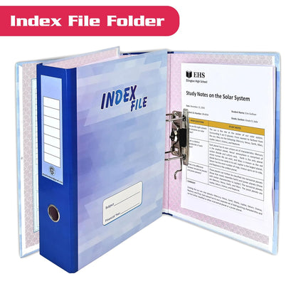 LAMINATED INDEX BOX FILE FOLDER WITH SS CLIP
