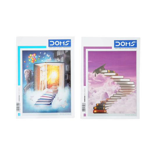 DOMS BOOK WORLD SERIES – SINGLE LINE, 400 PAGES | PACK OF 1