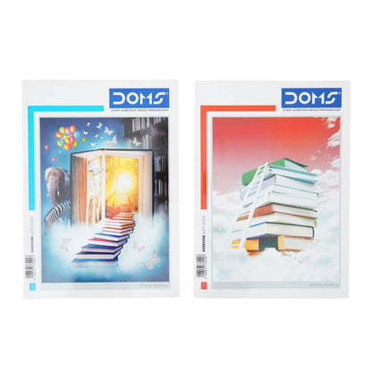 DOMS BOOK WORLD SERIES – SINGLE LINE, 400 PAGES | PACK OF 1