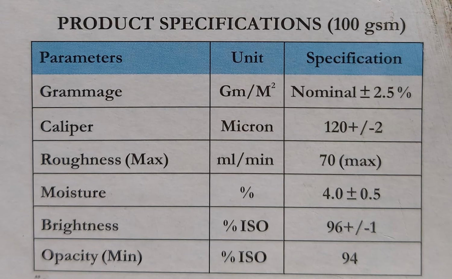 JK CEDAR 100 GSM A4 SIZE