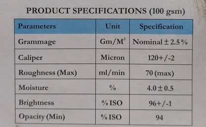 JK CEDAR 100 GSM A4 SIZE
