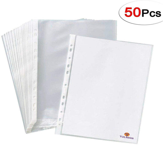 PROTECTOR SHEET SP150 | A4 SIZE TRANSPARENT SHEET PROTECTORS – PACK OF 50