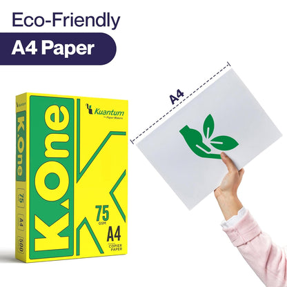 K-One A4 COPIER PAPER – 75 GSM