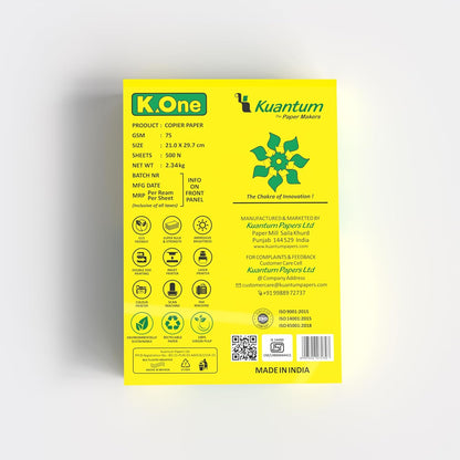 K-One A4 COPIER PAPER – 75 GSM