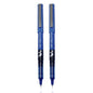 Pilot V5 Liquid Ink Roller Ball Pen - Blue (Pack of 2)